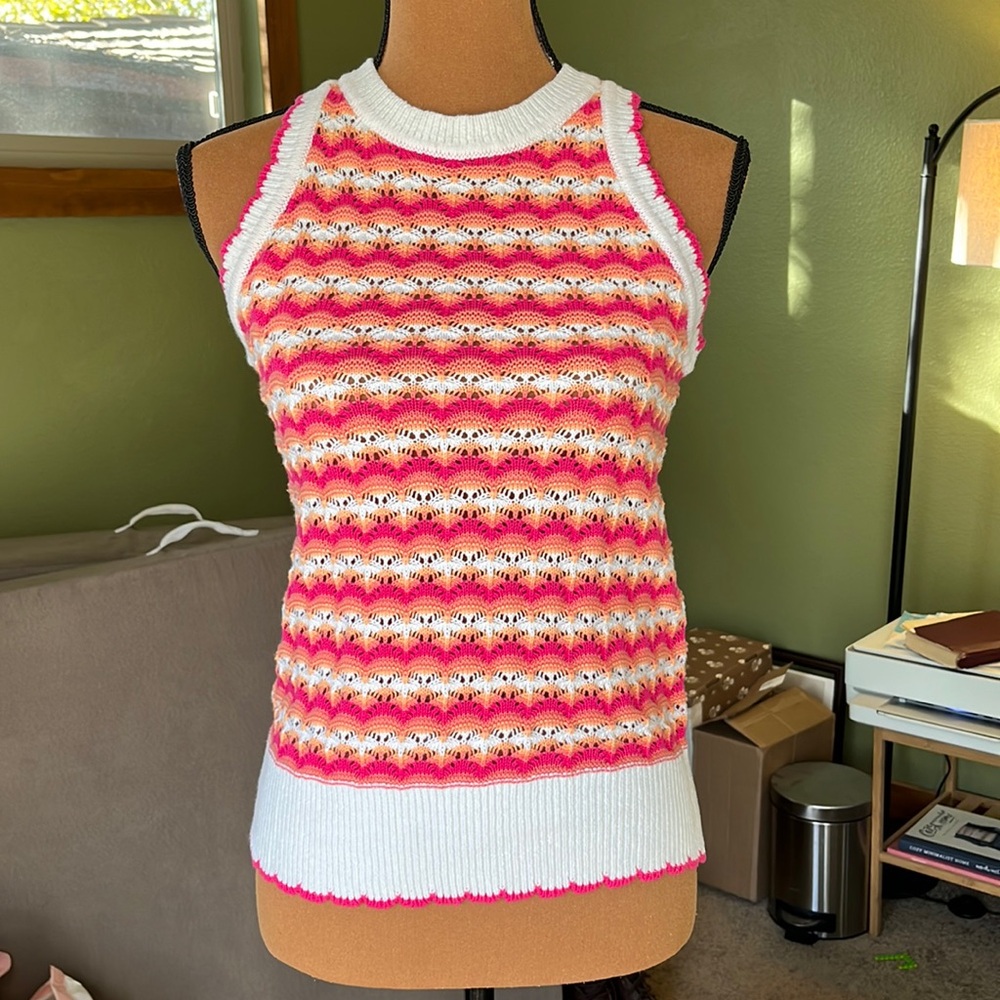 Loft sweater crochet vest